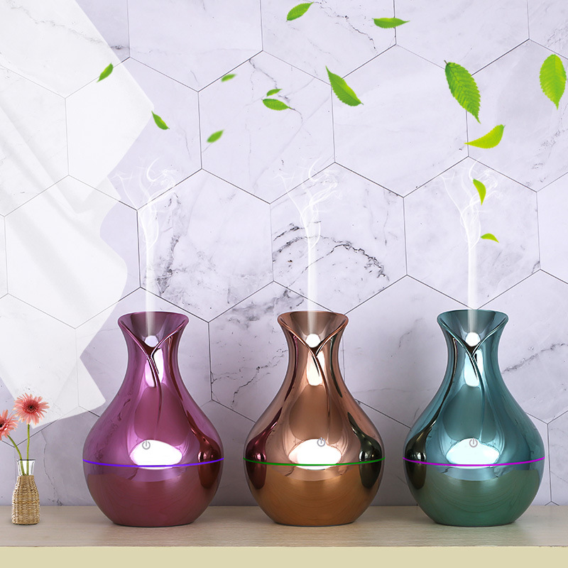 Vase Wood Grain Humidifier Electroplating Crack Wood Grain Aroma Diffuser