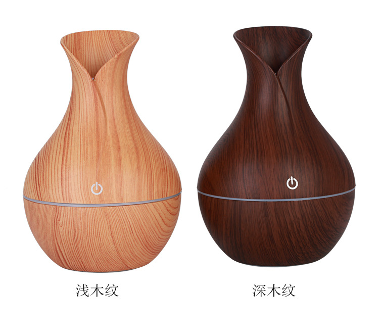 Vase Wood Grain Humidifier Electroplating Crack Wood Grain Aroma Diffuser