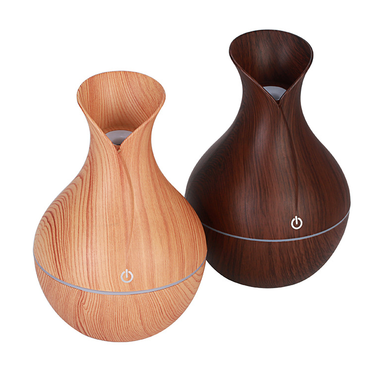 Vase Wood Grain Humidifier Electroplating Crack Wood Grain Aroma Diffuser