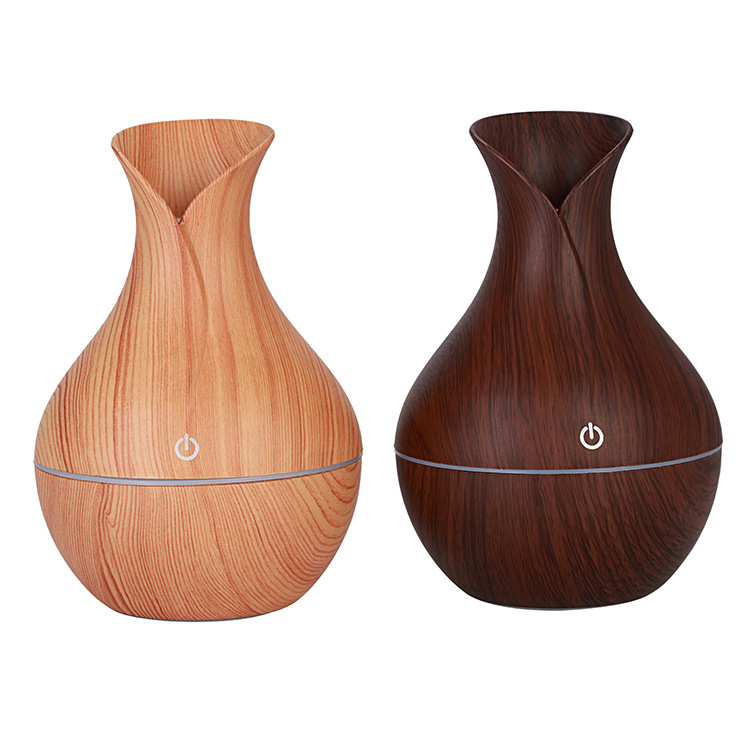 Vase Wood Grain Humidifier Electroplating Crack Wood Grain Aroma Diffuser