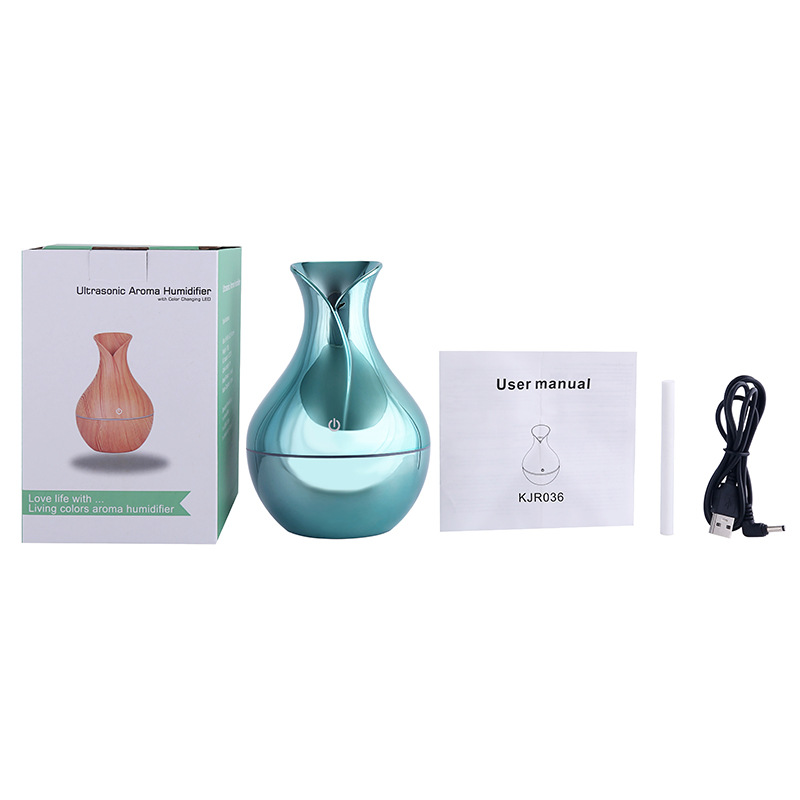 Vase Wood Grain Humidifier Electroplating Crack Wood Grain Aroma Diffuser