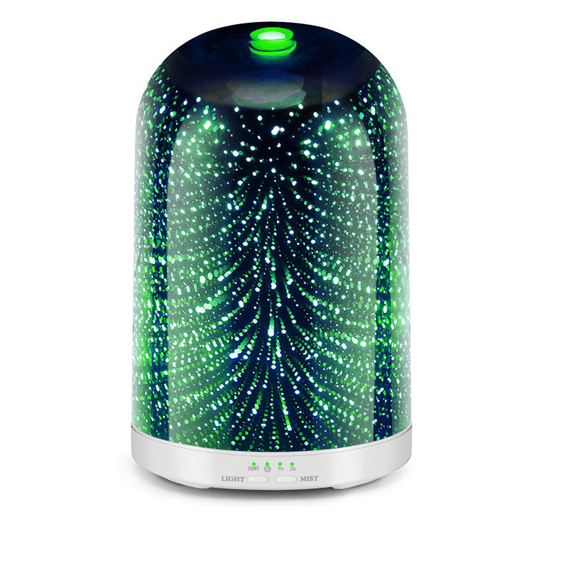 Aromatherapy Machine LED Light Circulation Automatic Shut off Air Atomization Essential Oil Ultrasonic Aroma Diffuser
