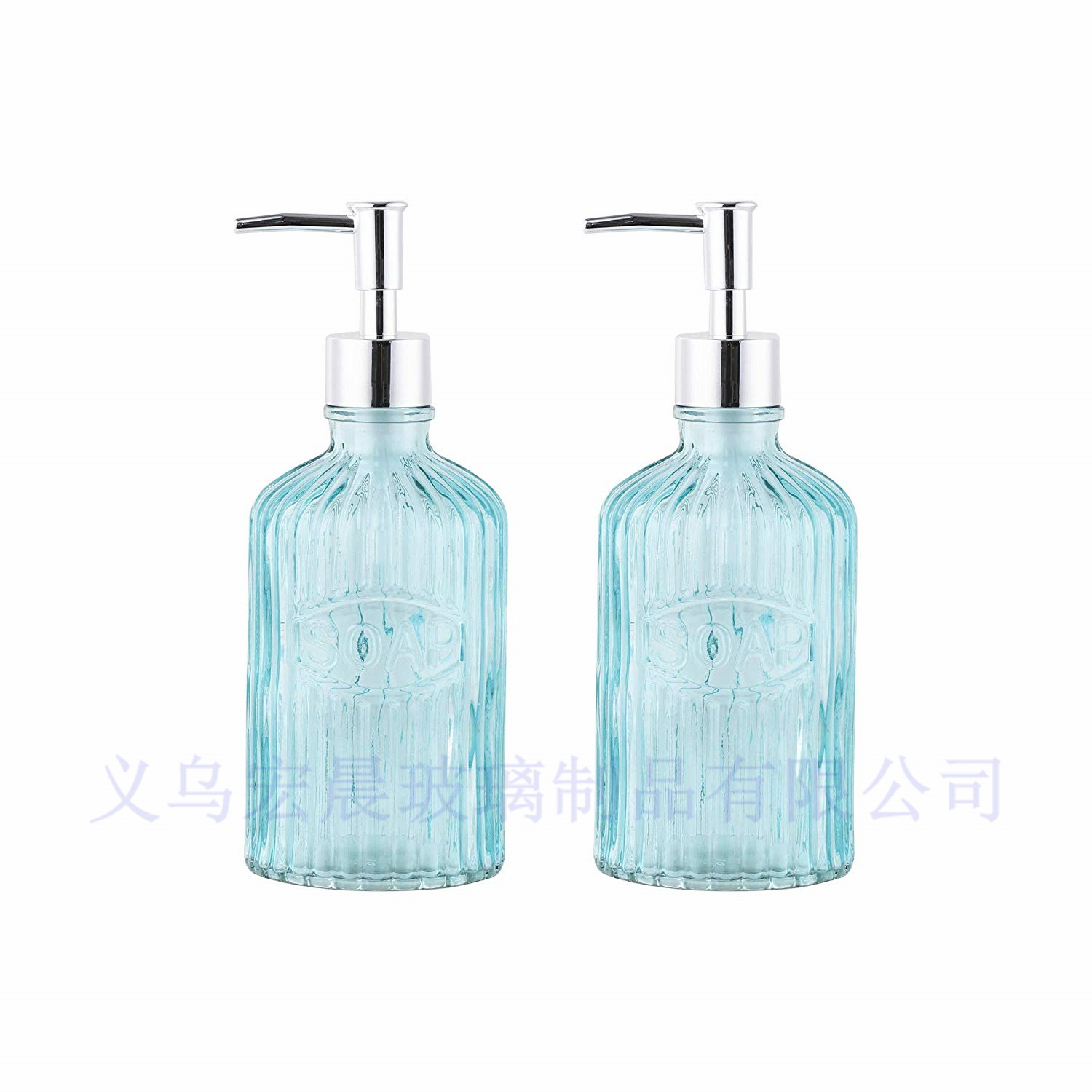 Hand sanitizer bottle household articles 450ml glass soap dispenser bottle
