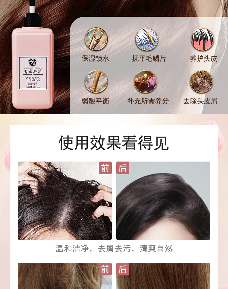New Coco Fragrance Encounter Shampoo Conditioner Shower Gel Perfume Kit Anti-Dandruff Oil Control Shampoo Hair Generation