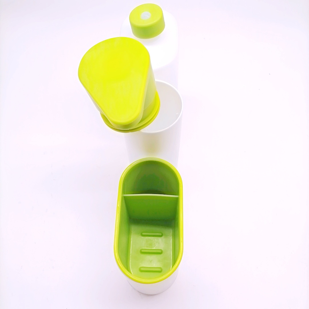 Kitchen and Bathroom Washing Utensils Storage Box Hand Sanitizer Detergent Shower Gel Sub Bottle Combination Set Sponge Storage