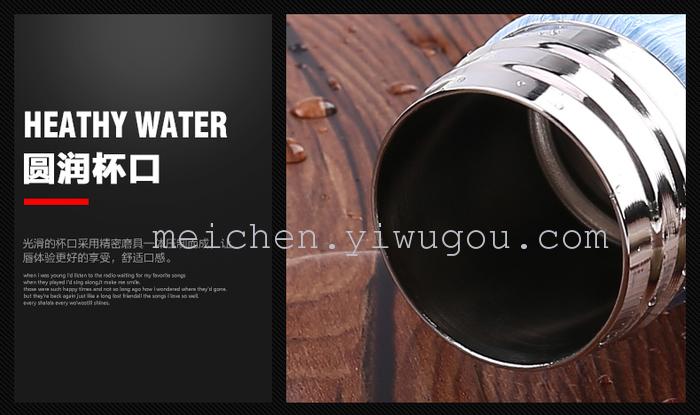 New creative coke bottle stainless steel thermos flask for wood-grain men and women bowling New creative coke bottle stainless steel thermos flask for wood-grain men and women bowling