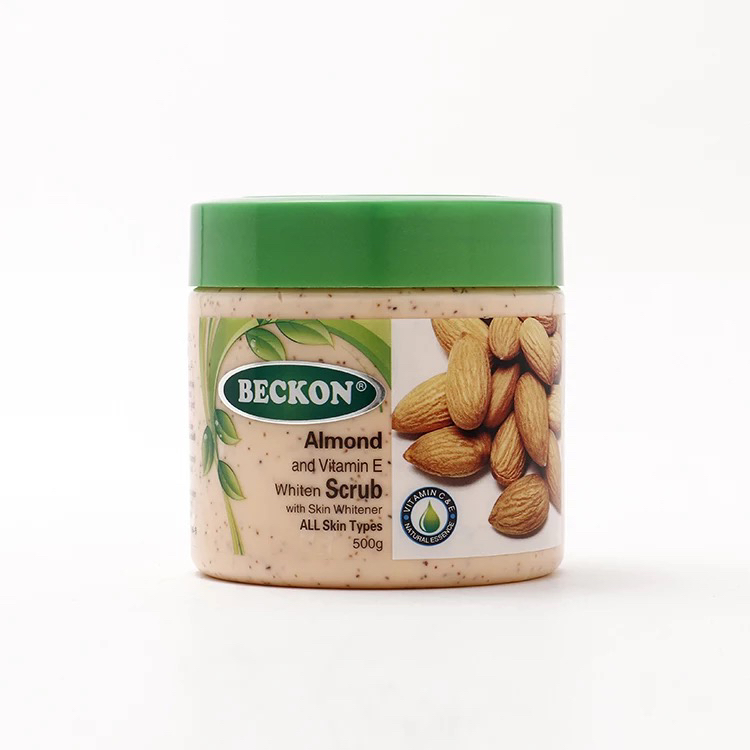 Beckon Aloe Body Scrub Cream Scrub Shower Gel Remove Body Dead Skin Silky Skin 500G