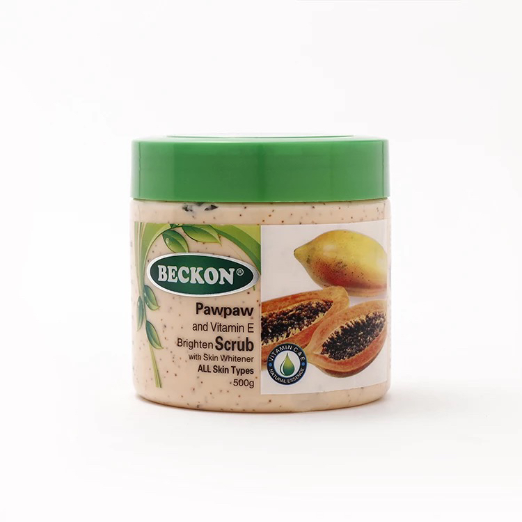 Beckon Aloe Body Scrub Cream Scrub Shower Gel Remove Body Dead Skin Silky Skin 500G