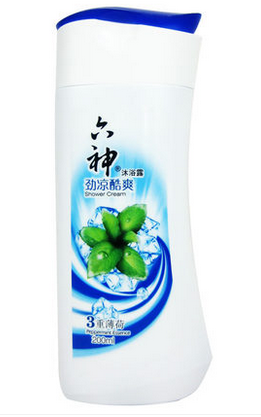 Six cool-cool shower gel 200ml (3 heavy Mint) ice through the body to heat
