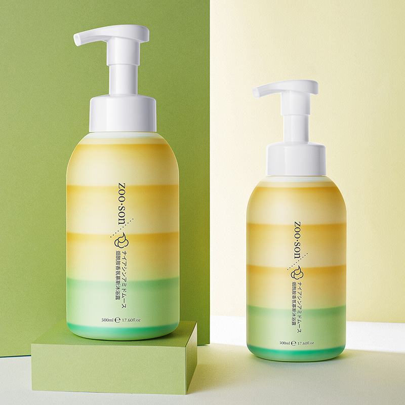 Zoo·Son Nicotinamide Fragrance Mousse Shower Gel Gentle Care Cleaning Cool and Comfortable Oil Control Shower Gel Wholesale