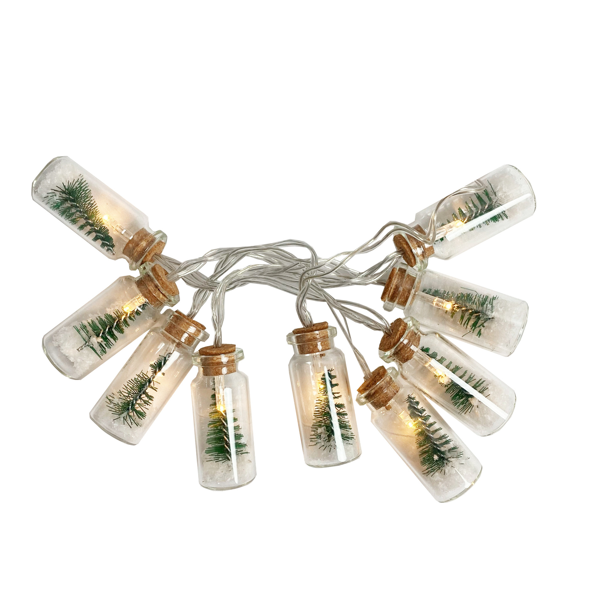 Cross-Border LED Lighting Chain Amazon Hot Wishing Bottle Holiday Lighting Christmas Party Room Colored Lights Decoration