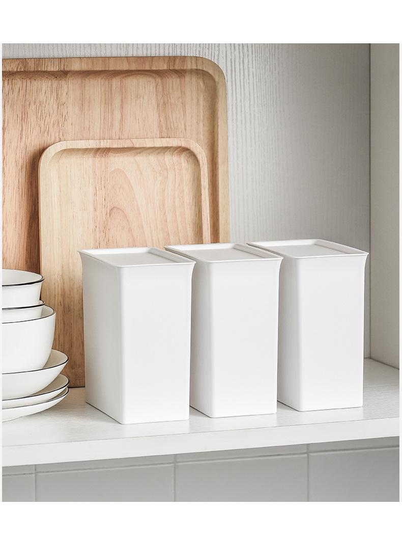 2806 Household Lotion Storage Box Laundry Condensate Bead Washing Powder Substitution Box Gadget Storage Organize Box Dustproof with Cover