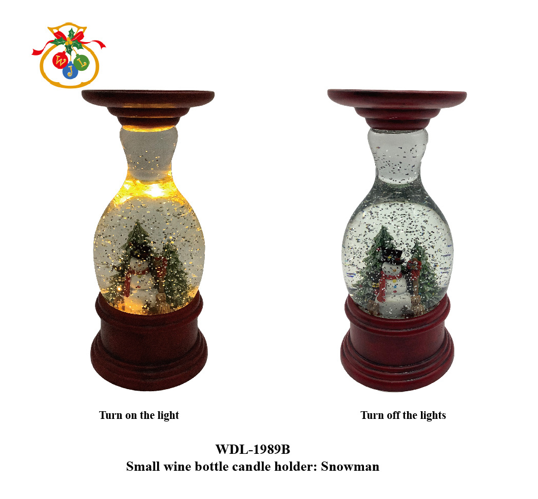 WDL-1989 Small Wine Bottle Candlestick Home Decoration Led Night Light Holiday Gift WDL-1989 Small Wine Bottle Candlestick Home Decoration Led Night Light Holiday Gift
