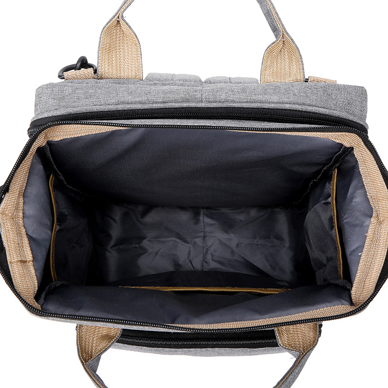 Cross-Border New Arrival Foldable Sleeping Mummy Bag Multifunctional Baby Bag Mother Bag Feeding Bottle Backpack Diaper Backpack