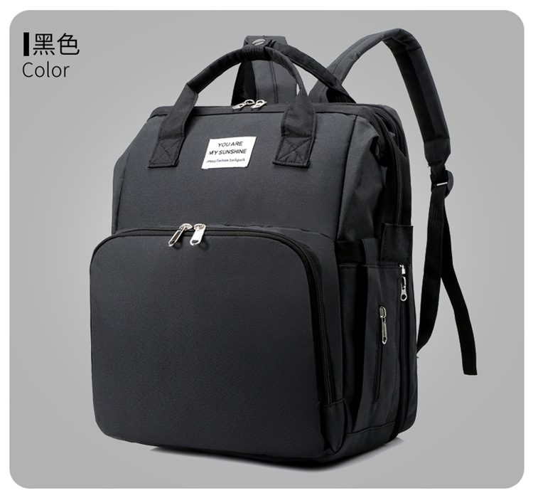 Cross-Border New Arrival Foldable Sleeping Mummy Bag Multifunctional Baby Bag Mother Bag Feeding Bottle Backpack Diaper Backpack Cross-Border New Arrival Foldable Sleeping Mummy Bag Multifunctional Baby Bag Mother Bag Feeding Bottle Backpack Diaper Backpack