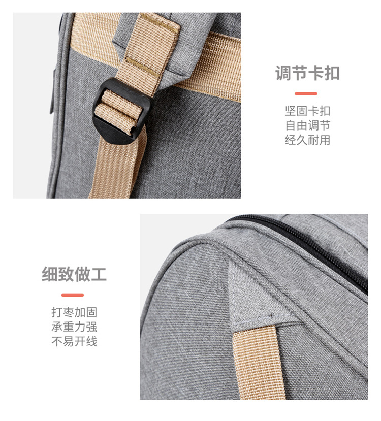 Cross-Border New Arrival Foldable Sleeping Mummy Bag Multifunctional Baby Bag Mother Bag Feeding Bottle Backpack Diaper Backpack Cross-Border New Arrival Foldable Sleeping Mummy Bag Multifunctional Baby Bag Mother Bag Feeding Bottle Backpack Diaper Backpack
