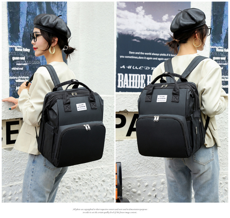 Cross-Border New Arrival Foldable Sleeping Mummy Bag Multifunctional Baby Bag Mother Bag Feeding Bottle Backpack Diaper Backpack Cross-Border New Arrival Foldable Sleeping Mummy Bag Multifunctional Baby Bag Mother Bag Feeding Bottle Backpack Diaper Backpack