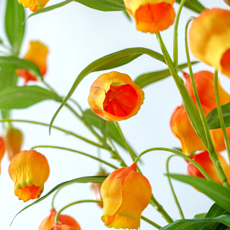Floral Simulation GD Lily Fresh Small Floral Bottle Flower GD Lily Silk Flower Fake Flower Artificial Flowers