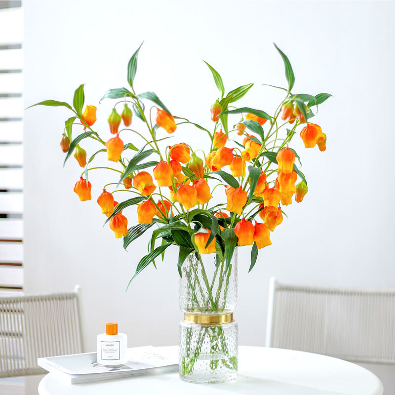 Floral Simulation GD Lily Fresh Small Floral Bottle Flower GD Lily Silk Flower Fake Flower Artificial Flowers