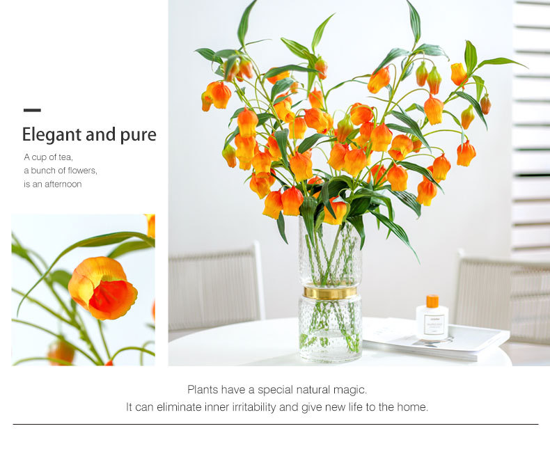 Floral Simulation GD Lily Fresh Small Floral Bottle Flower GD Lily Silk Flower Fake Flower Artificial Flowers Floral Simulation GD Lily Fresh Small Floral Bottle Flower GD Lily Silk Flower Fake Flower Artificial Flowers