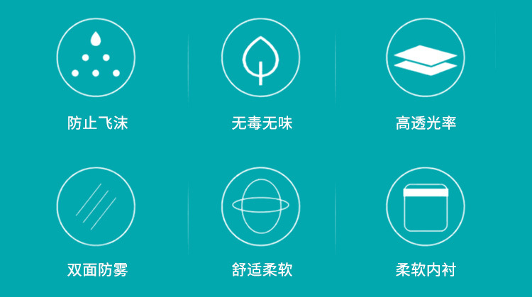 Anti-Fog Protective Mask Face Shield Anti-Aerosol Droplets Quarantine Mask Epidemic Prevention Mask