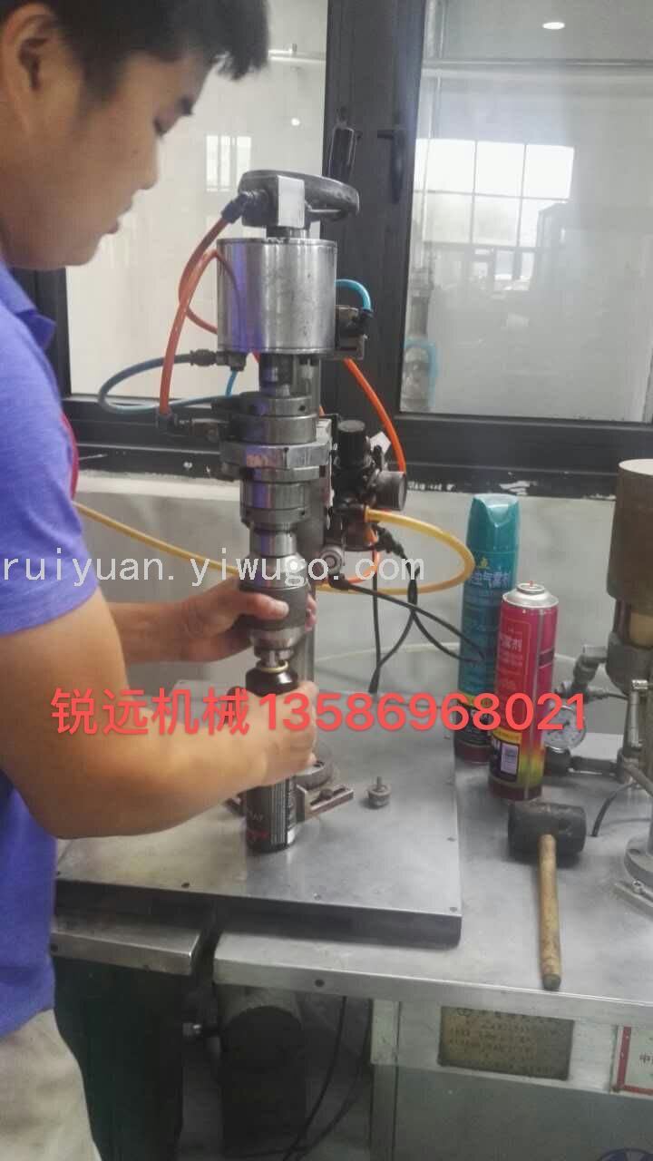 Factory Direct Sales Semi-automatic Aerosol Sealing Machine Factory Direct Sales Semi-automatic Aerosol Sealing Machine