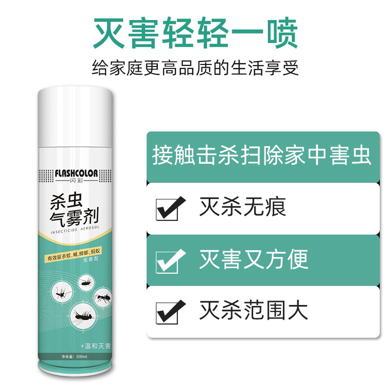 Factory Wholesale Insecticide Spray Household Indoor Mosquito Repellent Pest Killing Flies Flower Ant Insecticide Aerosol