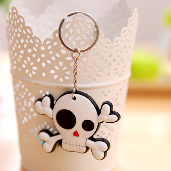 With the card paper South Korea cute cartoon silicone car key ring creative couples model key ring small pendant key. With the card paper South Korea cute cartoon silicone car key ring creative couples model key ring small pendant key.