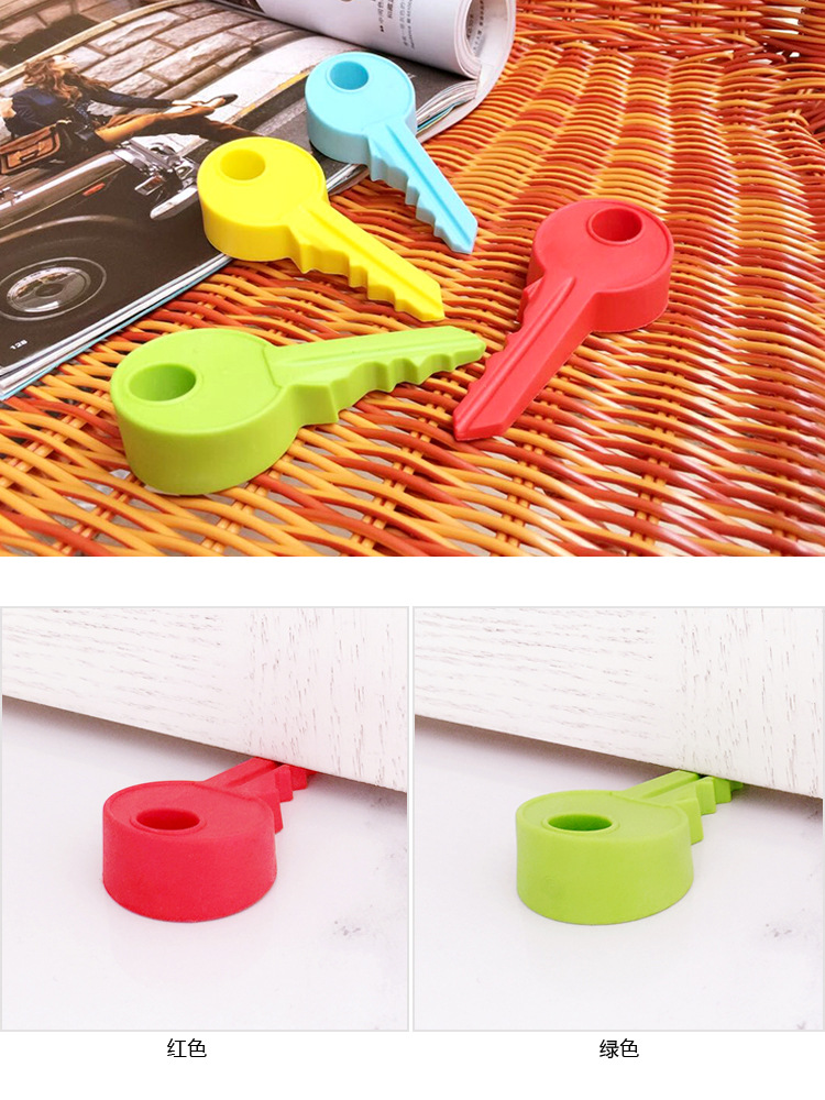 Creative Silicone Key Style Door Stop Children Anti-Clamp Hand Thickened Door Card Door Stopper Door Stop Door Stop Creative Silicone Key Style Door Stop Children Anti-Clamp Hand Thickened Door Card Door Stopper Door Stop Door Stop