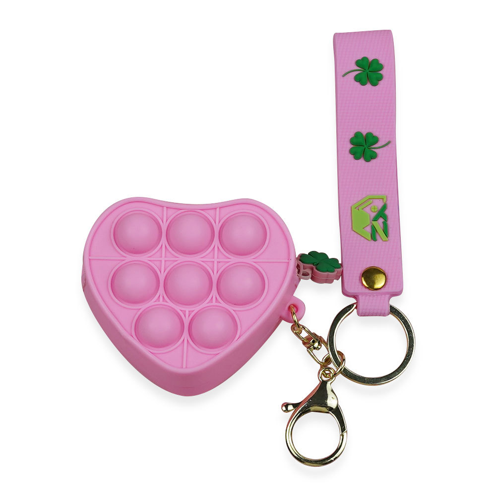 Rainbow Mini Silicone Mouse Killer Pioneer Coin Purse Coin Bag Card Holder Earphone Bag Cute Decompression Key Case