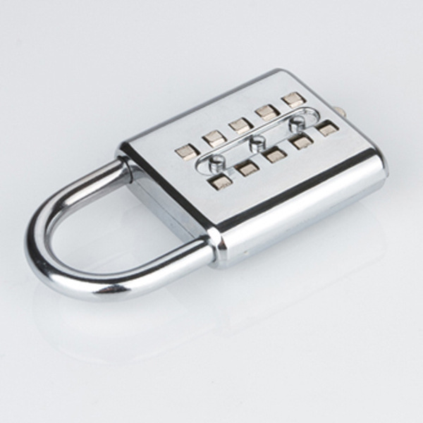 Production and Wholesale Ten Button Alloy Padlock Keyboard Lock Luggage Lock Blind Lock Card Suction Card CH-602