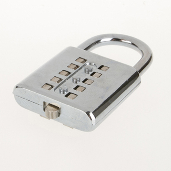 Production and Wholesale Ten Button Alloy Padlock Keyboard Lock Luggage Lock Blind Lock Card Suction Card CH-602