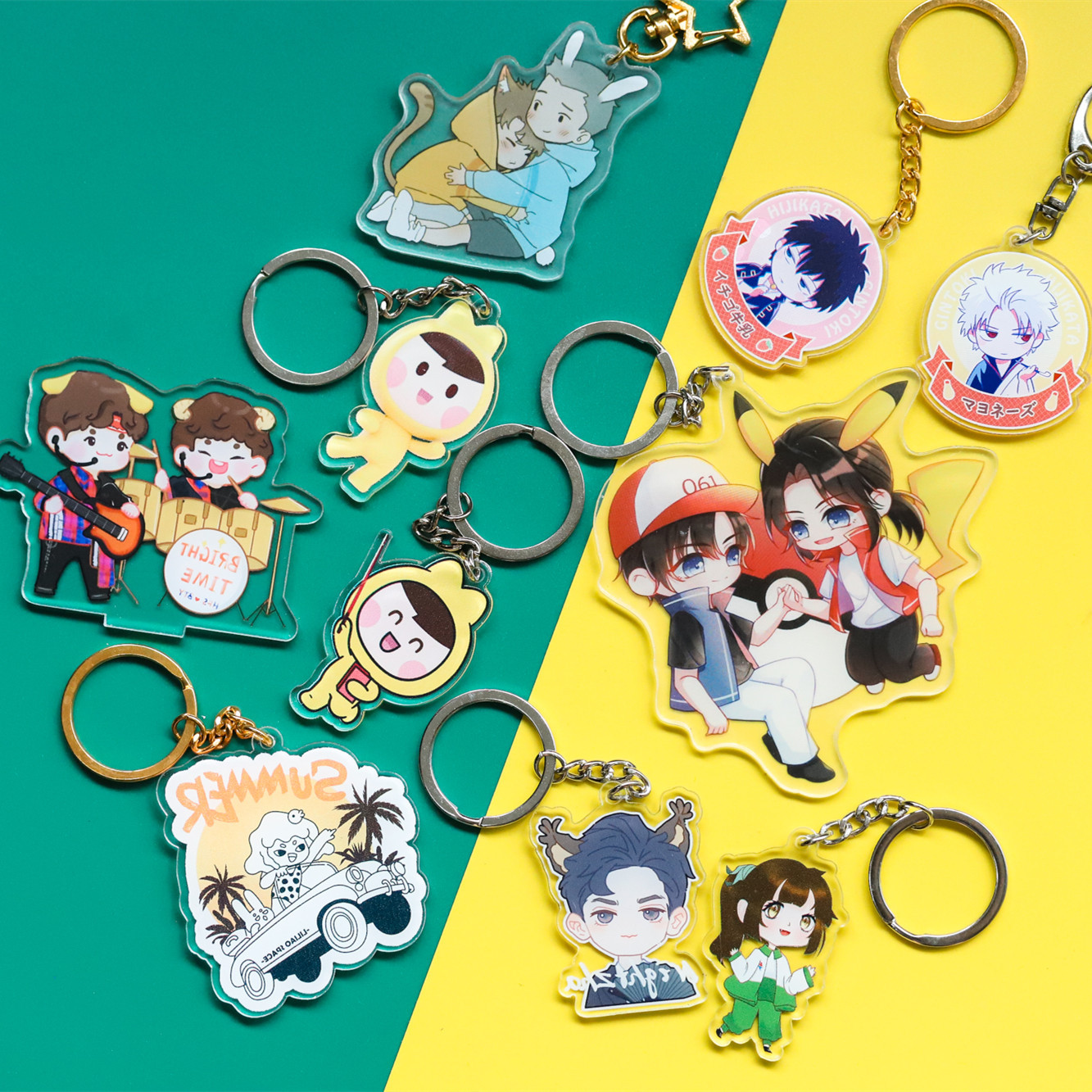 Manufacturer Acrylic Keychain Standee Human-Shaped Ornaments Cartoon Animation Creative Gifts Table Card Customization
