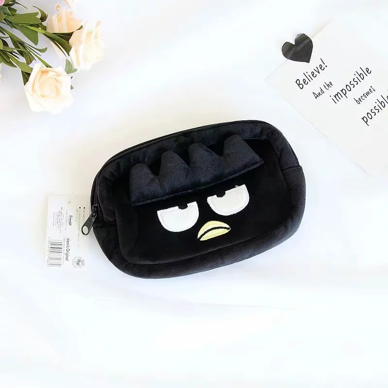 Cartoon Cute Pom Pom Purin Melody Big Ear Dog Plush Coin Purse Cosmetic Bag Card Holder Key Case Storage Bag