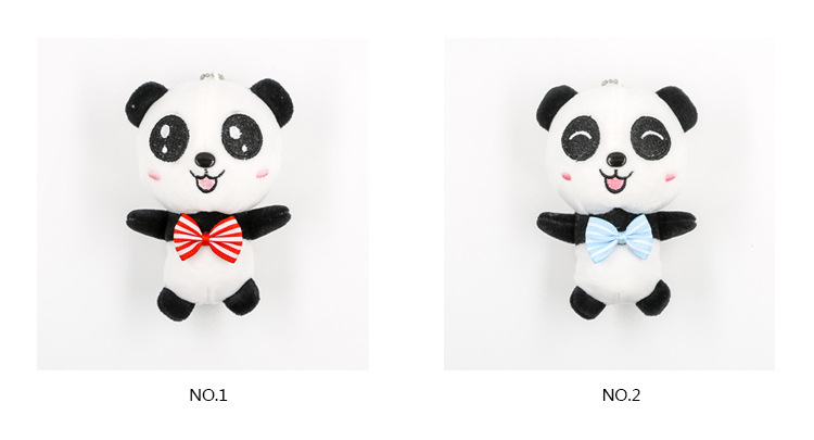Super soft panda plush pendant key chain four sides play panda doll move bag hang decoration doll machine dolls Super soft panda plush pendant key chain four sides play panda doll move bag hang decoration doll machine dolls