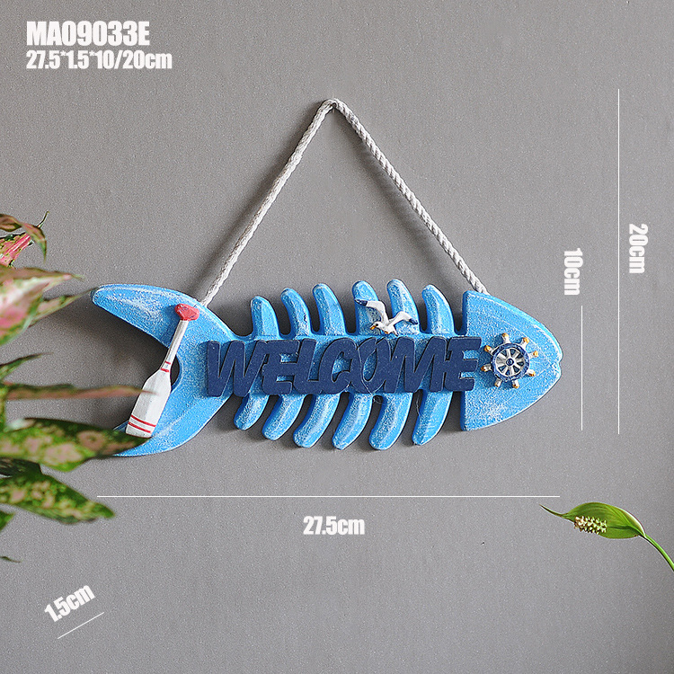 Fishbone and Fishbone are welcome to hang Mediterranean-style Household Tool on the Wall Fishbone and Fishbone are welcome to hang Mediterranean-style Household Tool on the Wall