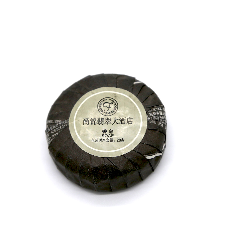 Yiwu wooden cotton hotel supplies disposable soap can be customized logo