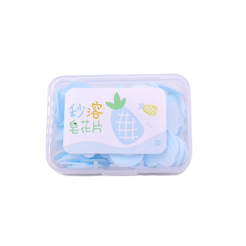 Seconds Travel Disposable Soap Slice Hotel Soap Sheet Portable Hand Washing Tablets Small Soap Flake Mini Soap Flakes