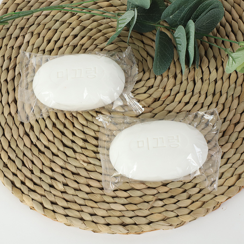 Hotel Hotel Disposable Vegetable Oil Bar Soap Hotel Travel Agency Room Wash Bag 130G Duck Egg Soap