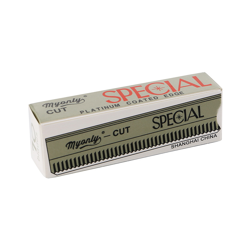 10Piece Eyebrow Razor Stainless Steel Eyebrow ScraperPiece Corrugated Blade Disposable EyeBrow Knife Tattoo Beauty Blade