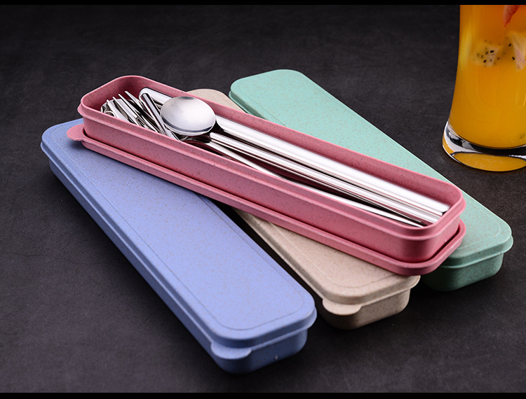 304 stainless steel straw non - the disposable straw set creative milk tea coffee beverage metal silica gel head straw