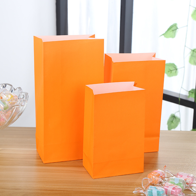 Manufacturers customized disposable food kraft bread packaging bags plastic food bags spot wholesale