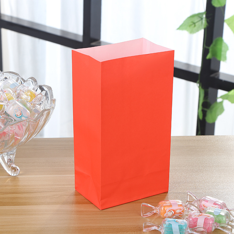 Manufacturers customized disposable food kraft bread packaging bags plastic food bags spot wholesale