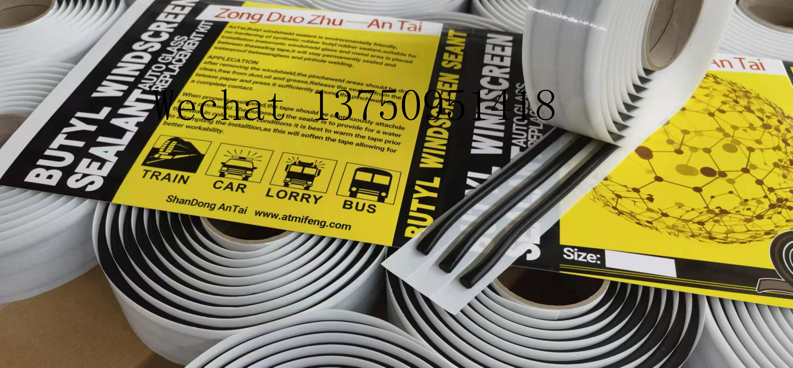 Butyl Disposable Silverware Set Car Lights for Modification Sealant