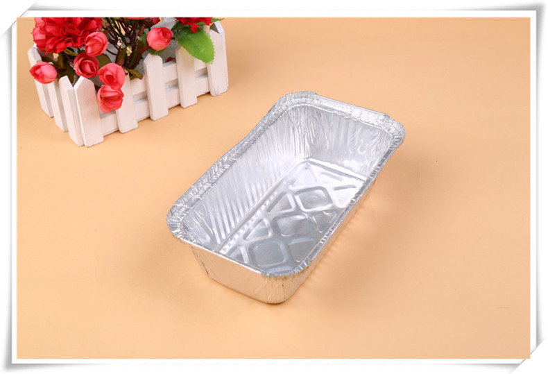 Disposable Barbecue Tin Tray Rectangular Foil Plate Take out Take Away Foil Box