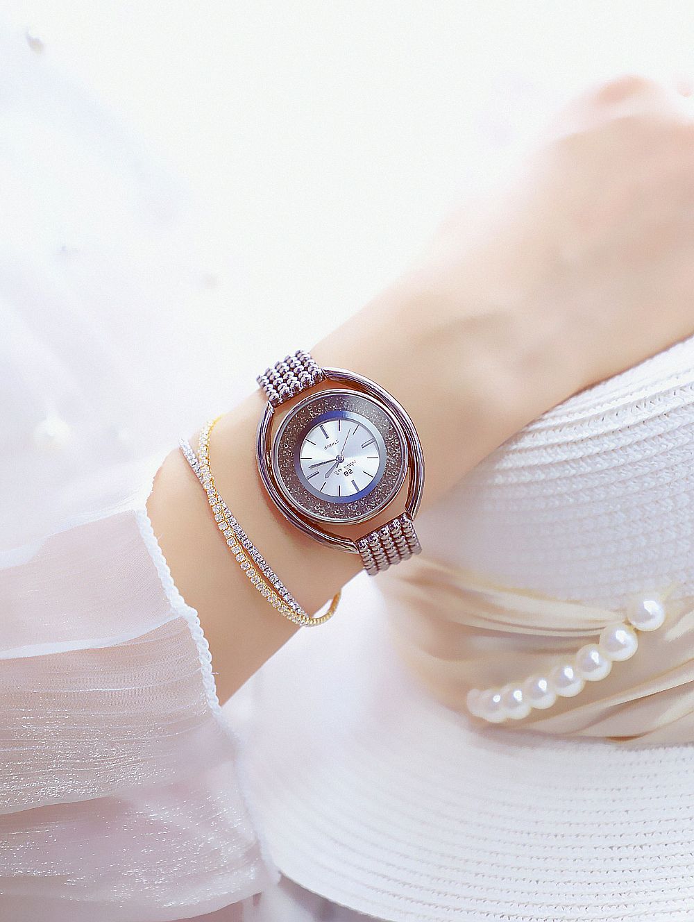 BS New Arrival Hot Sale Watch Factory Direct Sales Foreign Trade Linked List Customization Women's Watch Full of Diamonds One Piece Dropshipping Fa1376 BS New Arrival Hot Sale Watch Factory Direct Sales Foreign Trade Linked List Customization Women's Watch Full of Diamonds One Piece Dropshipping Fa1376