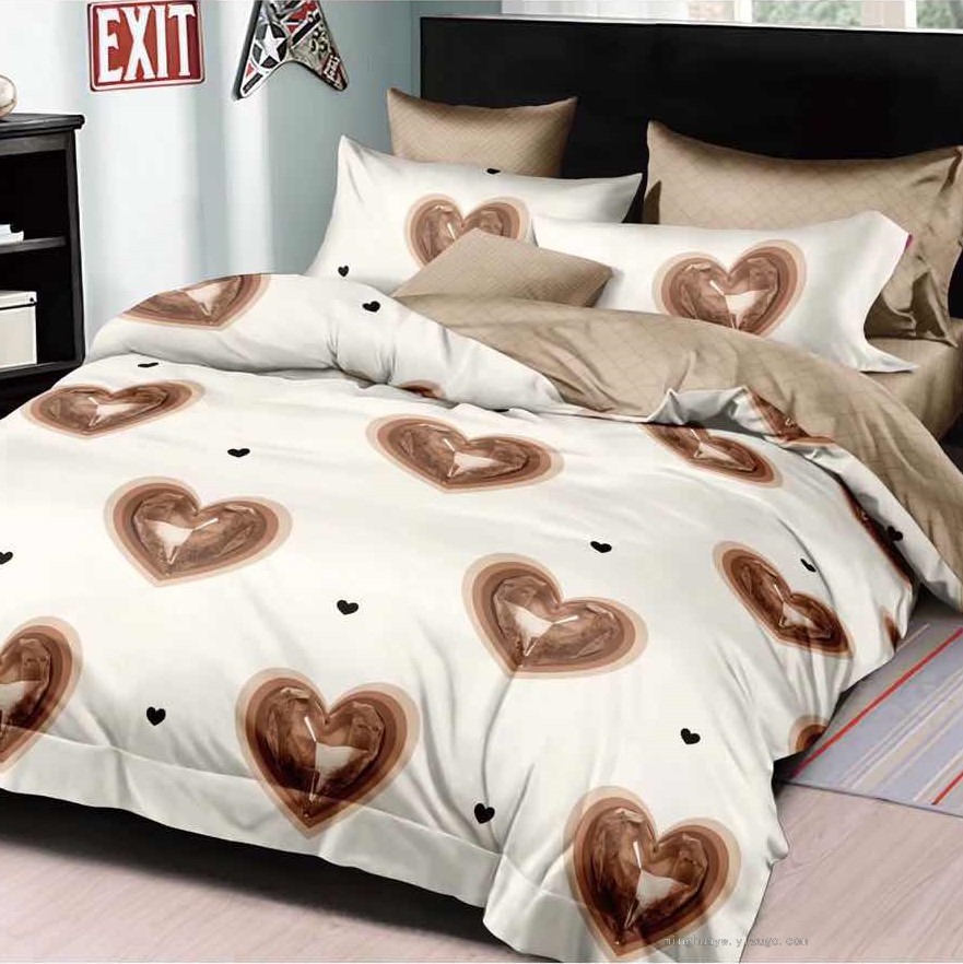 Love Love Bedding Set Quilt Cover Bed Sheet Pillowcase 85G