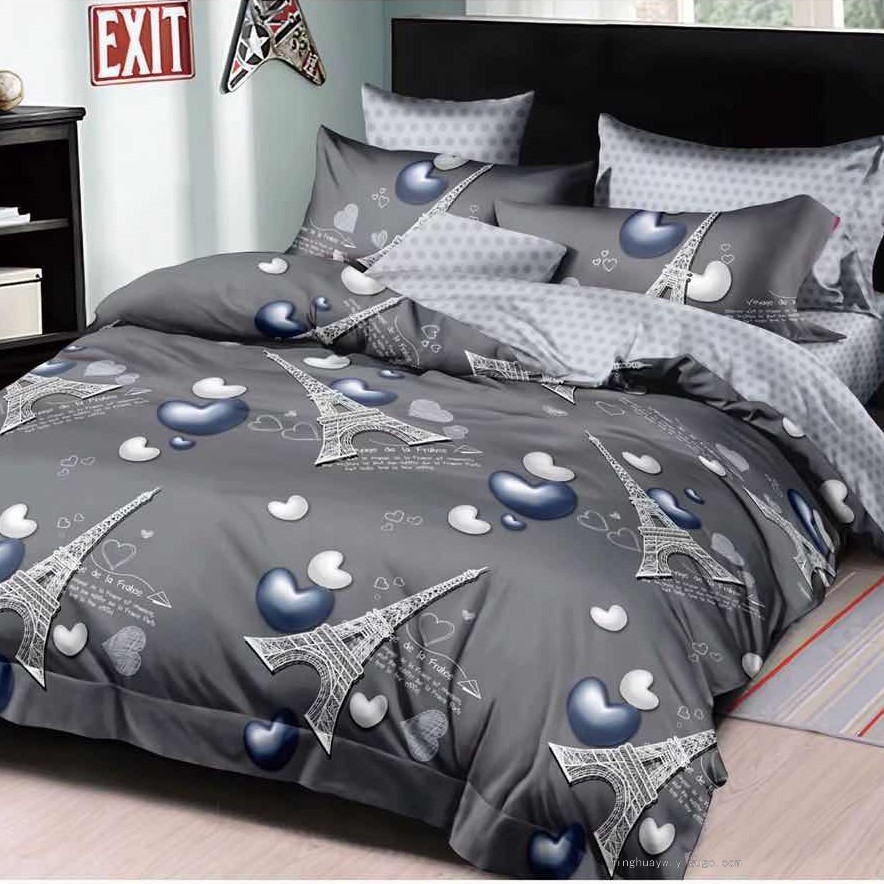 Love Love Bedding Set Quilt Cover Bed Sheet Pillowcase 85G