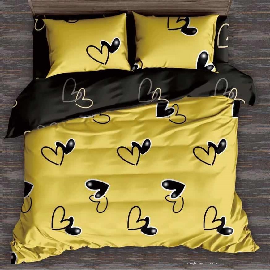 Love Love Bedding Set Quilt Cover Bed Sheet Pillowcase 85G