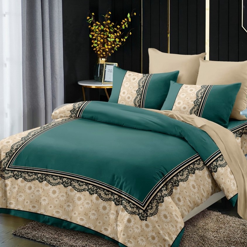 Digital Printing and Dyeing Brushed Four-Piece Bedding Set Rhinestone Velvet Duvet Cover AB Kit 150G 120/90/80G Digital Printing and Dyeing Brushed Four-Piece Bedding Set Rhinestone Velvet Duvet Cover AB Kit 150G 120/90/80G